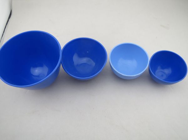 橡膠碗 不透明 藍色